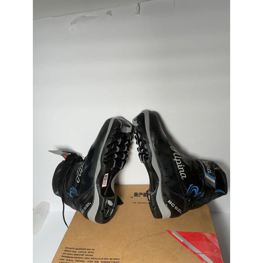 Alpina BC 50L Backcountry Nordic Cross Country Ski‎ Boots Black Size EU 39 US 6